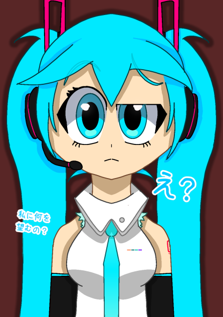 My First Hatsune Miku Fanart