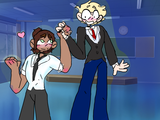 Dancing in the classroom - ibisPaint