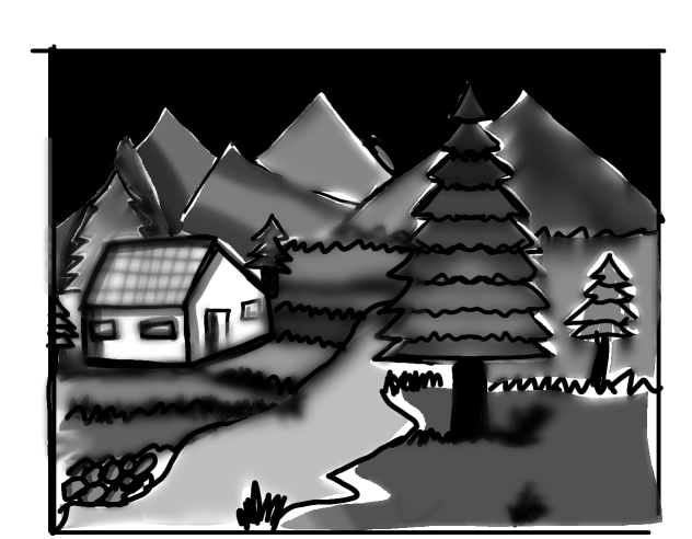N31 - School Project Scenery Remake - ibisPaint