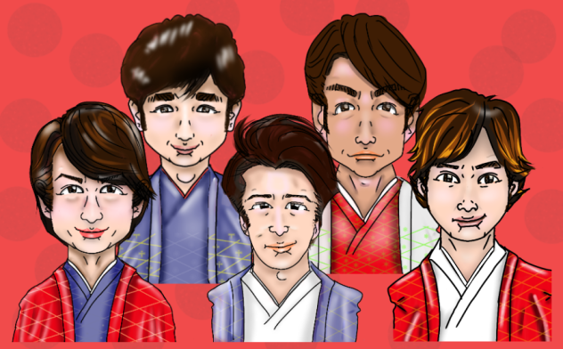 似顔絵（あらし）