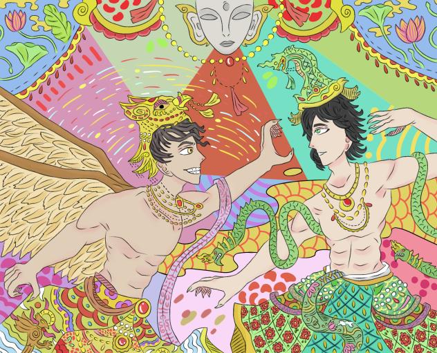 The great battle of Galon and Naga