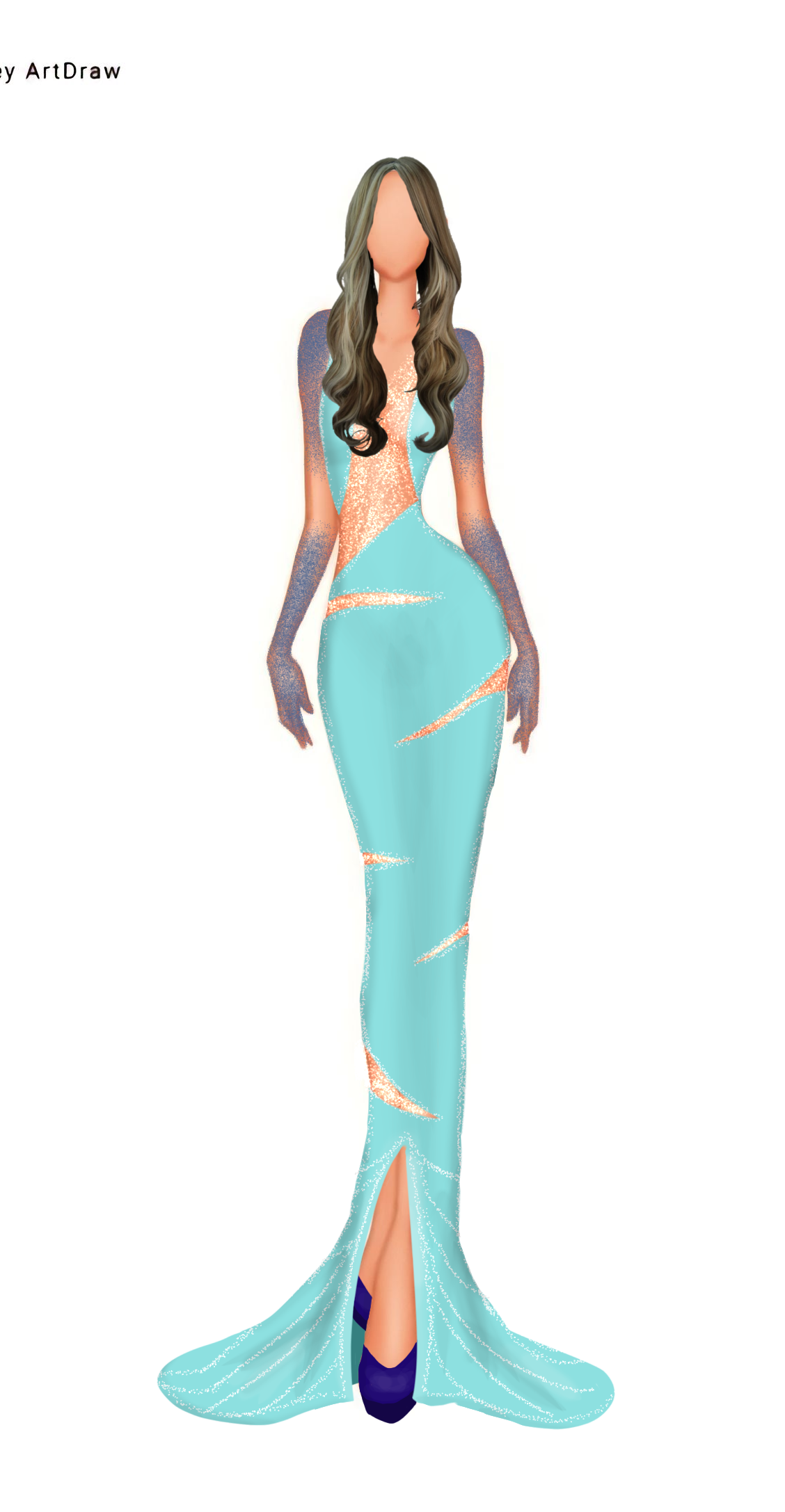 Evening gown - ibisPaint