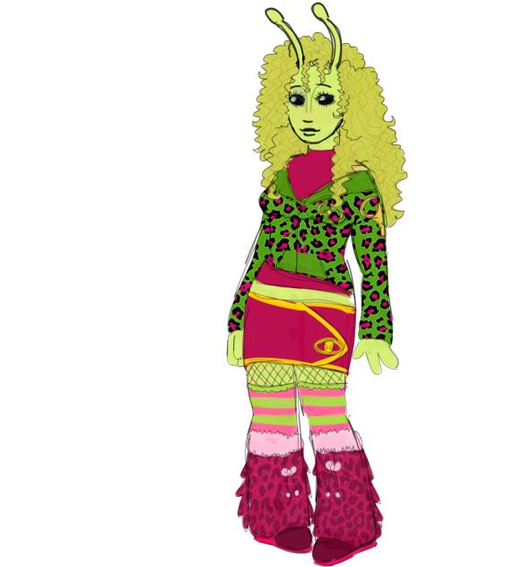Alien babe