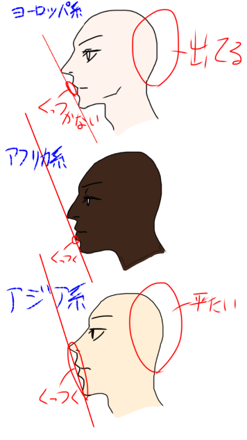 横顔メモ