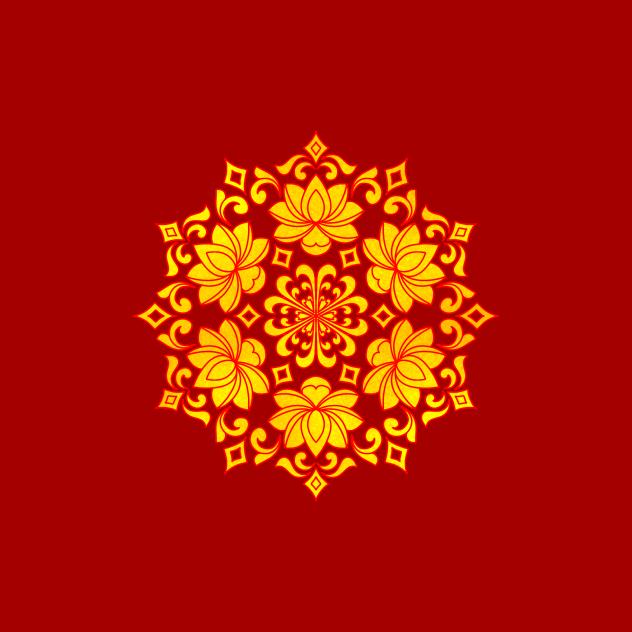 Indian kamal (lotus) pattern2gh