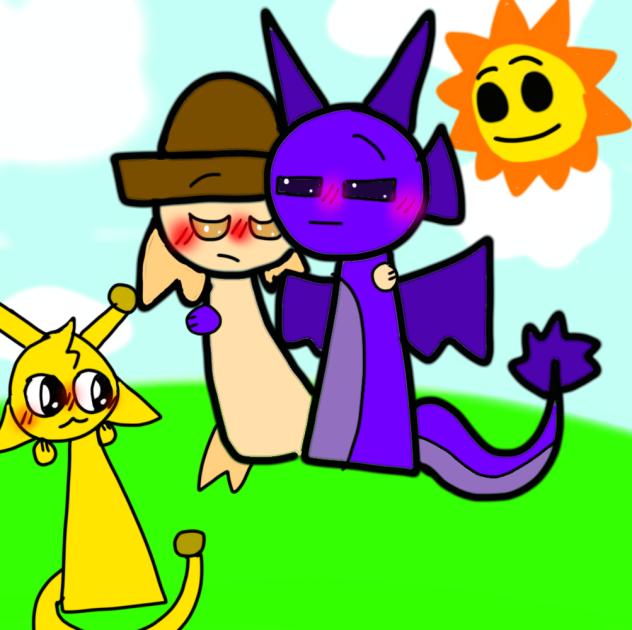tunner hugs durple NOT A SHIP!!