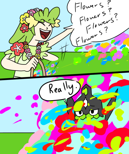 Want some flowers - ibisPaint
