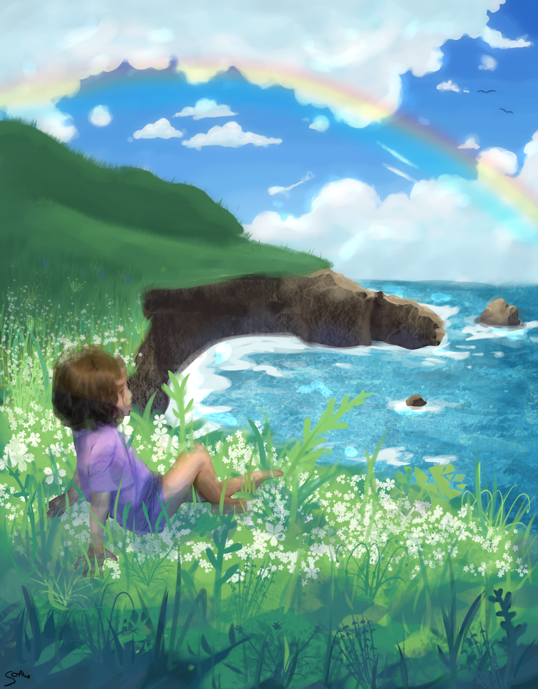 summer background - ibisPaint