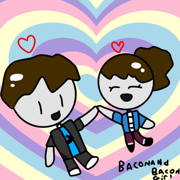 bacon x bacon girl ibisPaint