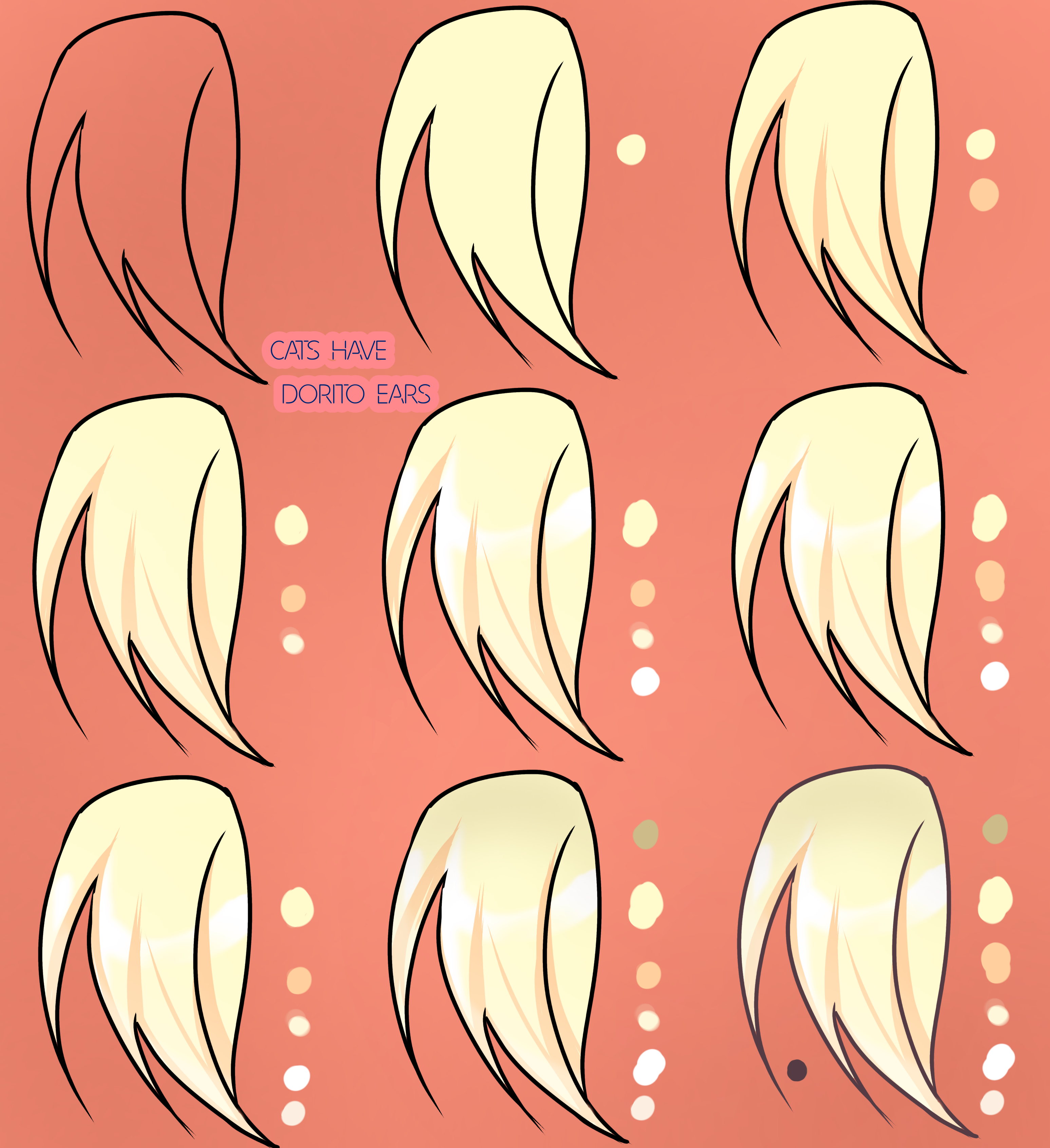 Hair tutorial (simplified) - ibisPaint