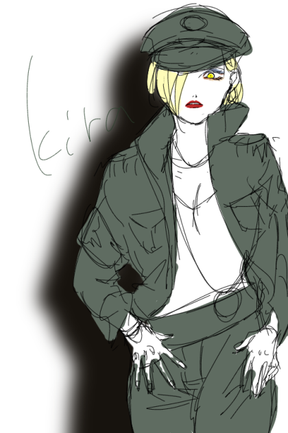 軍服の女