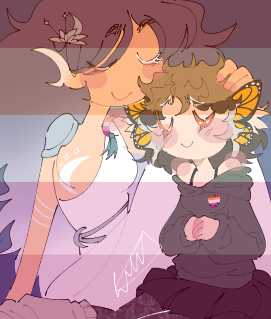 OMG❓❗️CANON LESBIAN COUPLE❓❗️