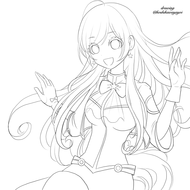 ハビタブルゾーン(ぬりえ)