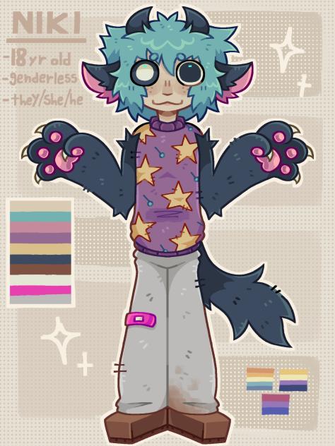 reference sheet for niki remake!
