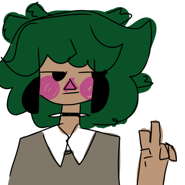 crappy drawing of an OC