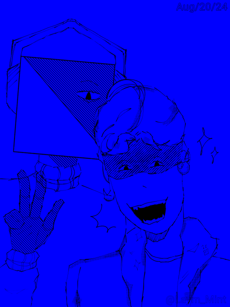 zhovto virus #2 blue ver