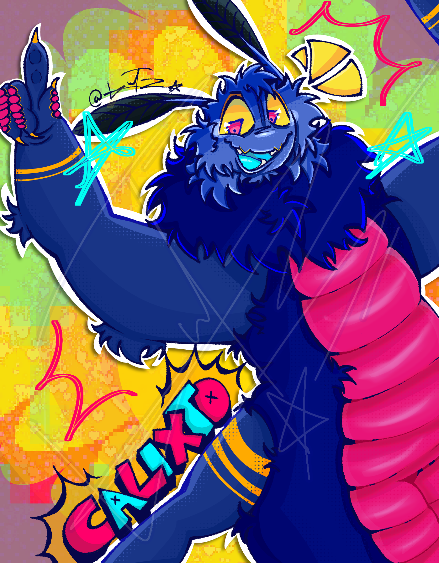 Silly moth guy - ibisPaint