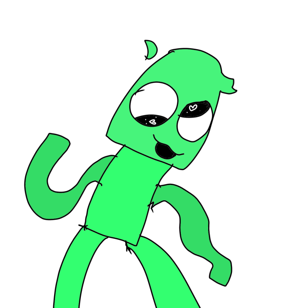 Rainbow friends ( green )