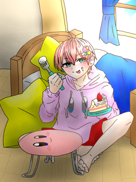 カービィっぽい人