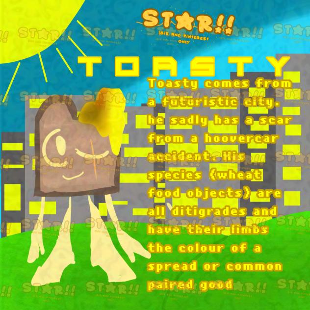 Toasty The Toast Man Redesign