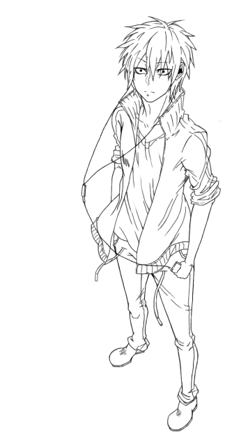 シンタロー 線画