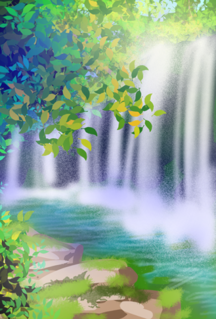 背景イラスト涼しい場所