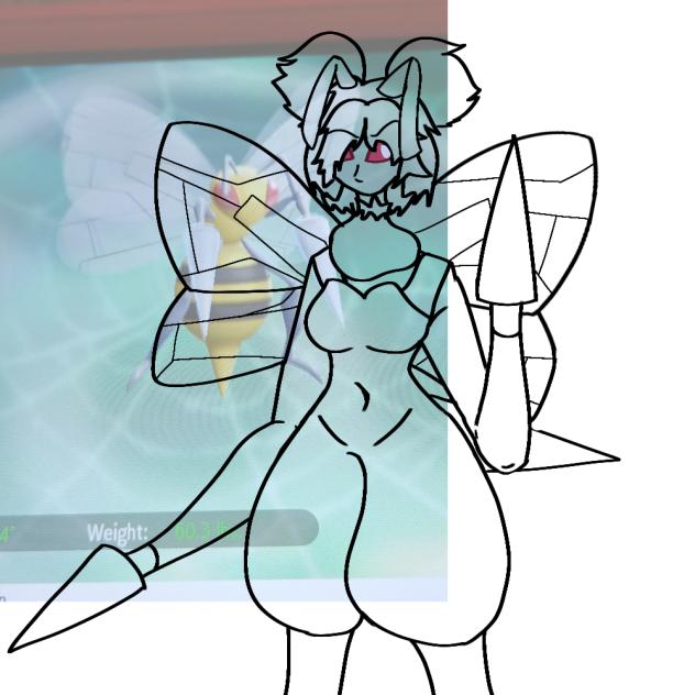 W. I. P beedrill as a human