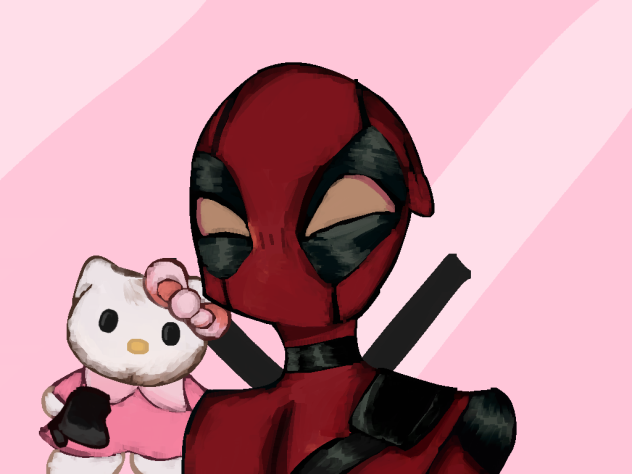 deadpool and hello kitty