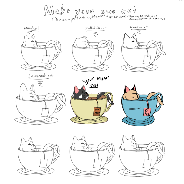 cat in a cup collab😽