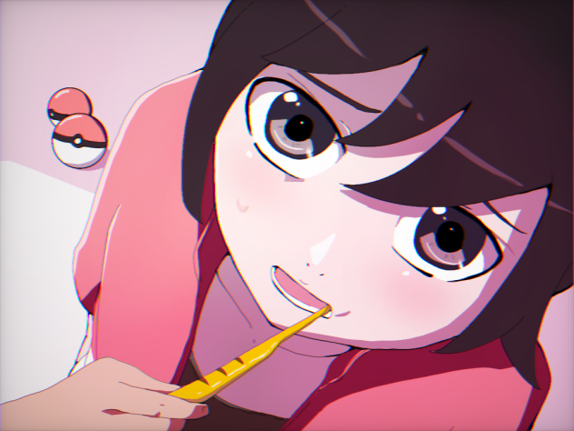 歯磨きプレイのカケルくん