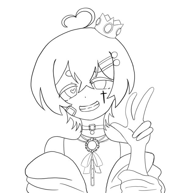 新立ち絵線画！