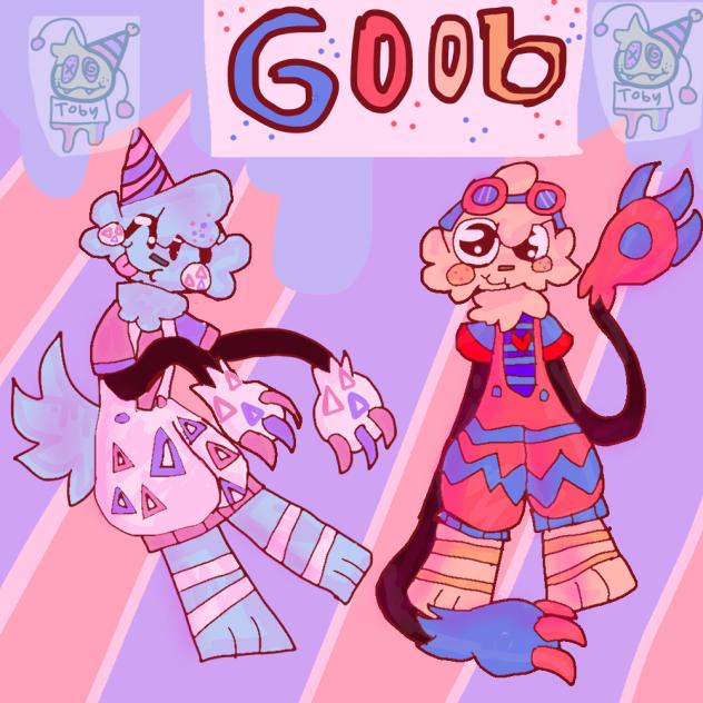 I drew goob from dandy world  XD