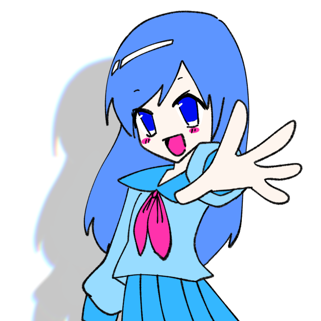 女の子描いてみた