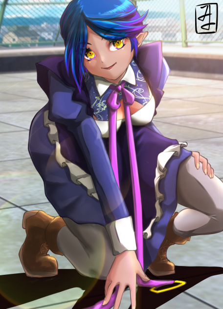メイドちゃんでポーズ練習