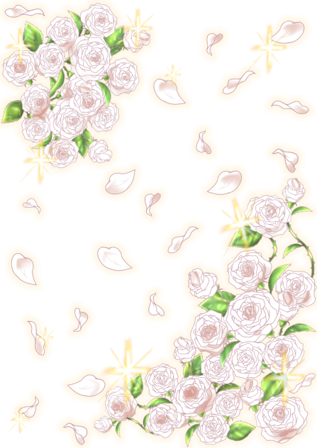 薔薇エフェクト(白)