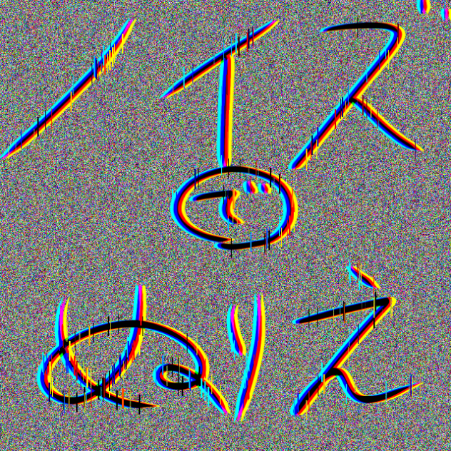 ノイズで塗り絵2