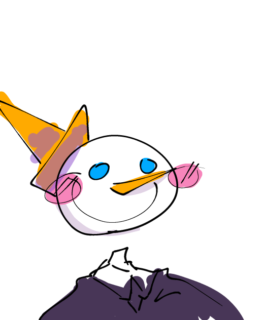 Yall really simping for a snowman😔