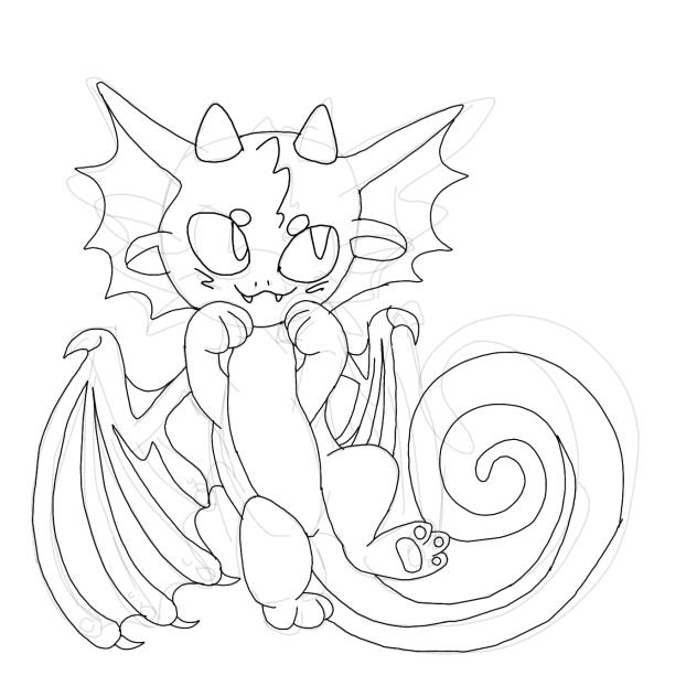cute Rainwing linart