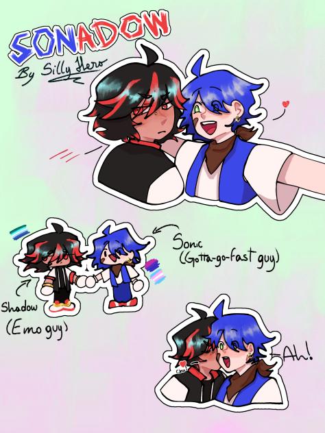 Sonadow doodles for a friend