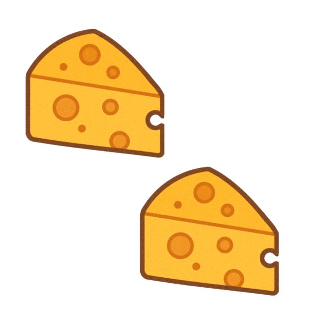 Cheese sticker