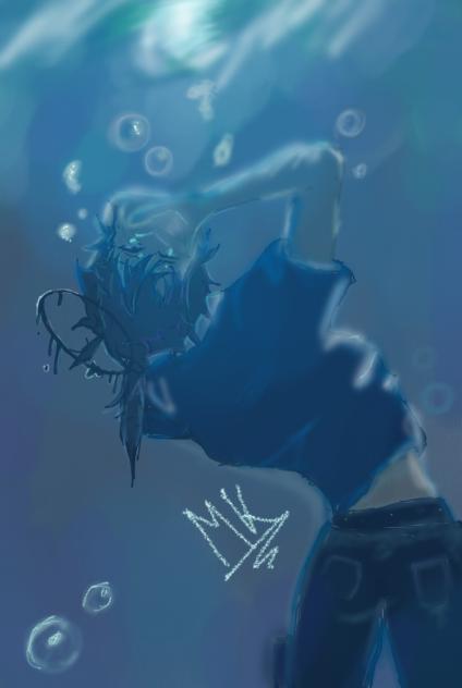 I drown I want to scream but have mouth