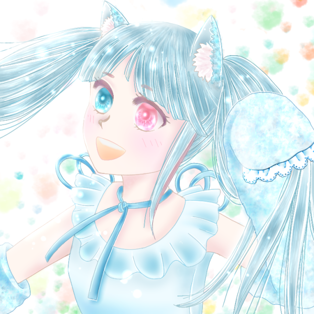 雨りんごさんの「雫ちゃん」描かせていただきました