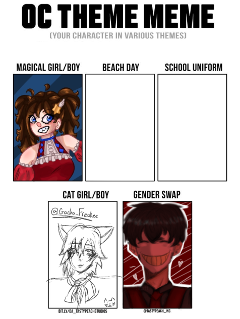 Oc Theme Collab Cat Girl or Boy