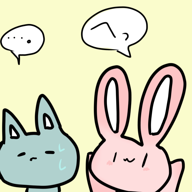 うさぎとねーこ