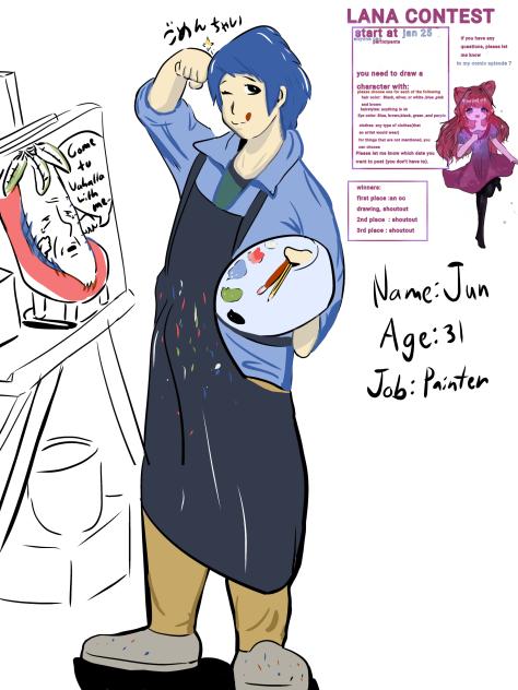 Lana Contest OC redraw