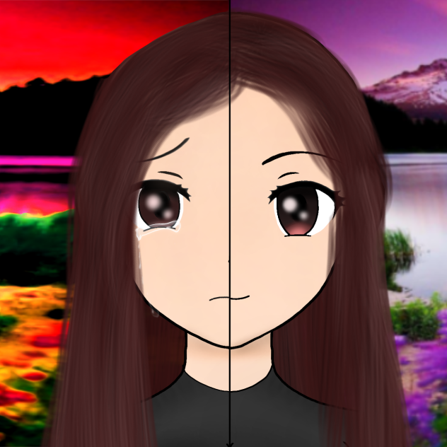 What lies behind her smile