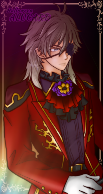 アルカード 線画トレース塗り絵