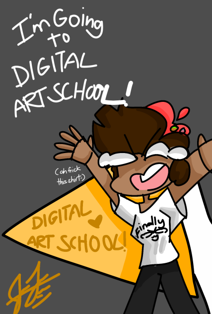 I'm Going to Digital Arts School