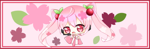 桜ミク（ヘッダー用）