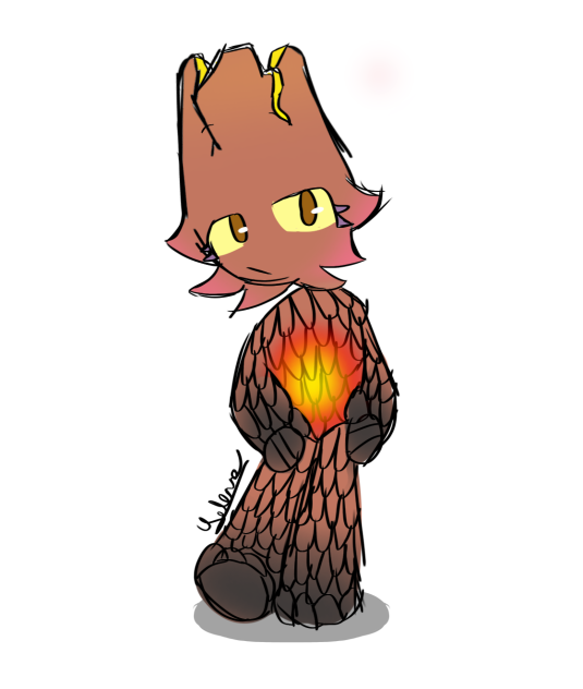 Smol 🔥🪵 - ibisPaint